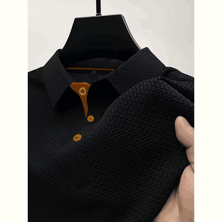 Henri polo premium homme coloris Bleu marine