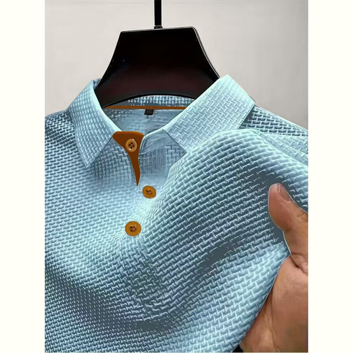 Henri polo premium homme coloris Noir