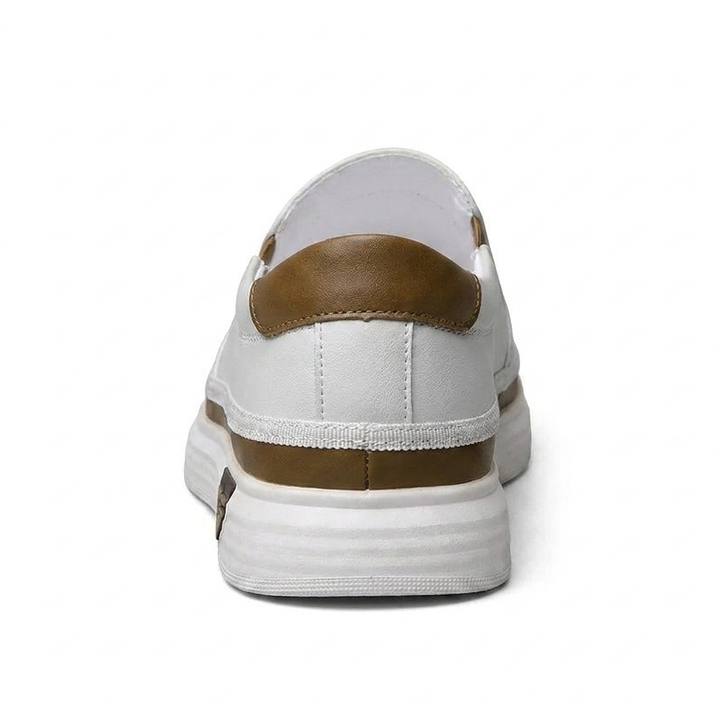 Sneakers slip-on cuir homme Lorenzo — vue 4