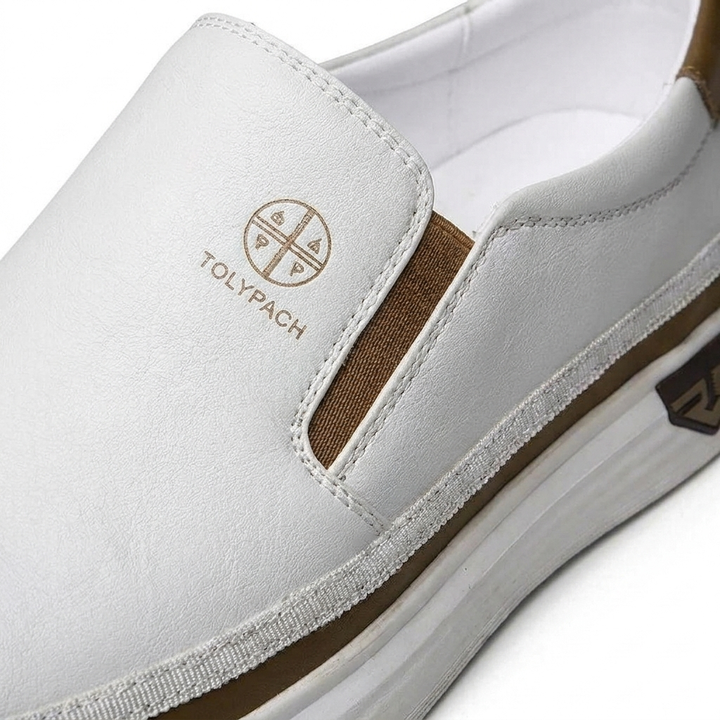 Sneakers slip-on cuir homme Lorenzo — vue 6