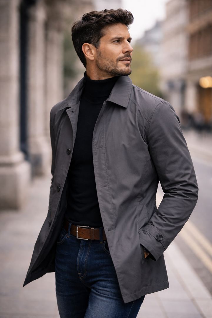 Manteau Adrian pour hommes, vue de profil