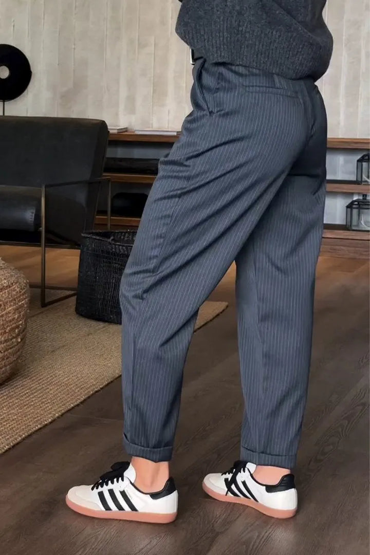 Mathilda Pantalon Rayures Femme — Photo 6