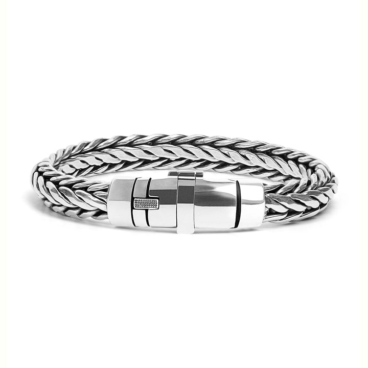 Bracelet tressé lourd Lesi pour homme
