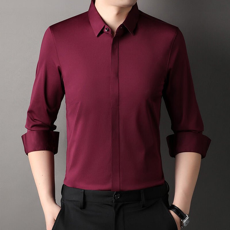 Chemise stretch sans repassage homme Clément — vue 9