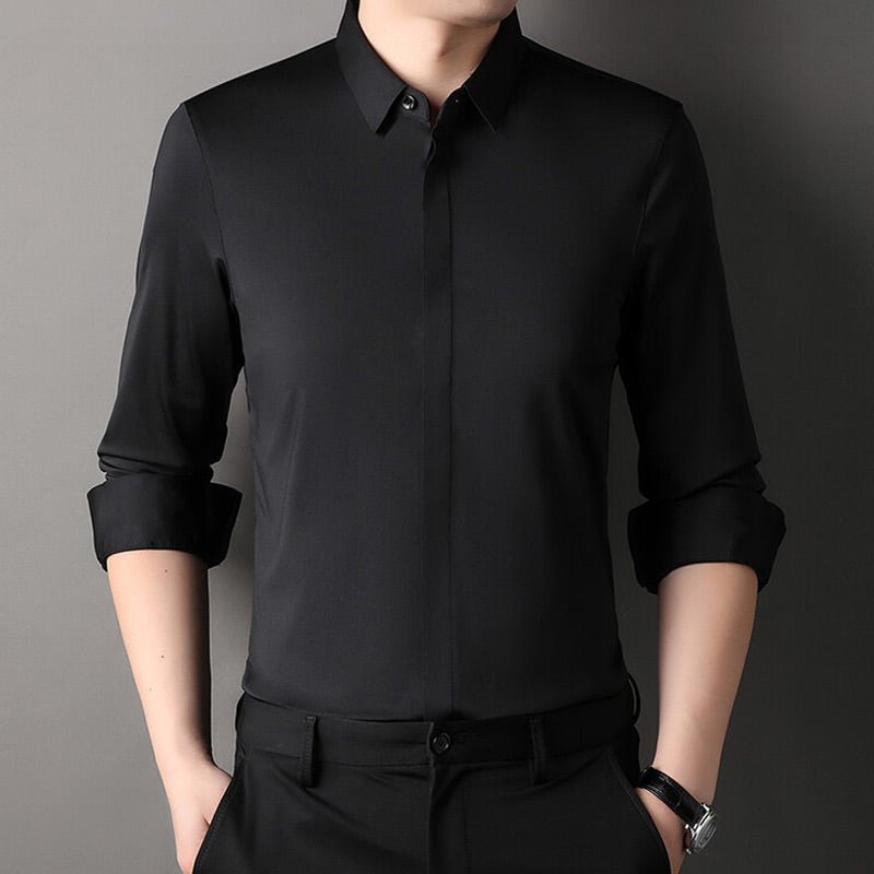 Chemise stretch sans repassage homme Clément — vue 8