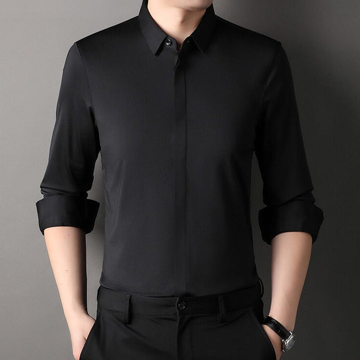 Chemise stretch sans repassage homme Clément — vue 8