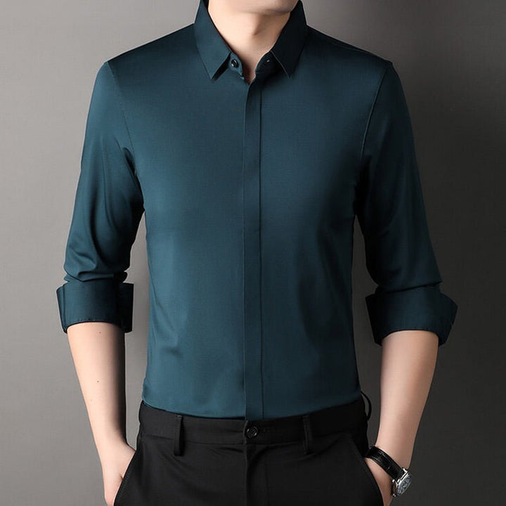 Chemise stretch sans repassage homme Clément — vue 6