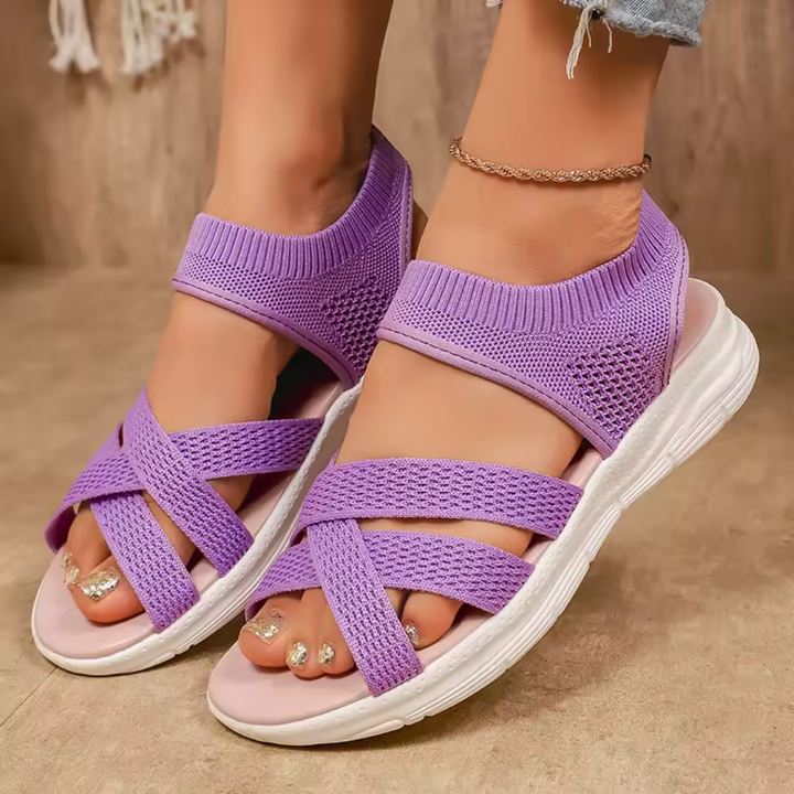 Lucia - Sandales Tricot Ultra-Flex