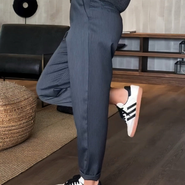 Mathilda Pantalon Rayures Femme — Photo 7