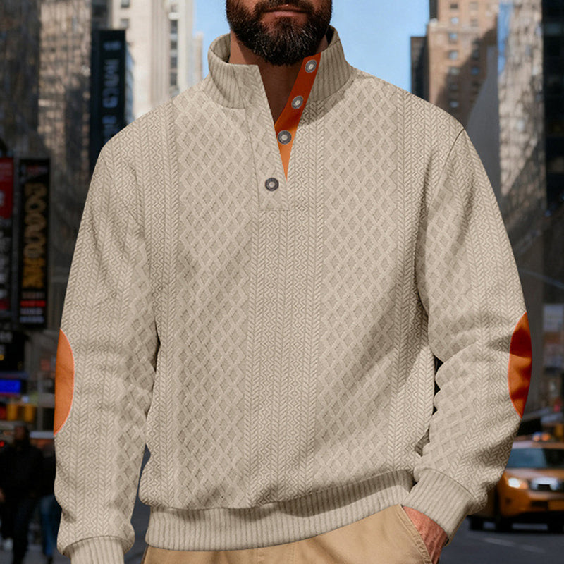 Sweat Col Jacquard