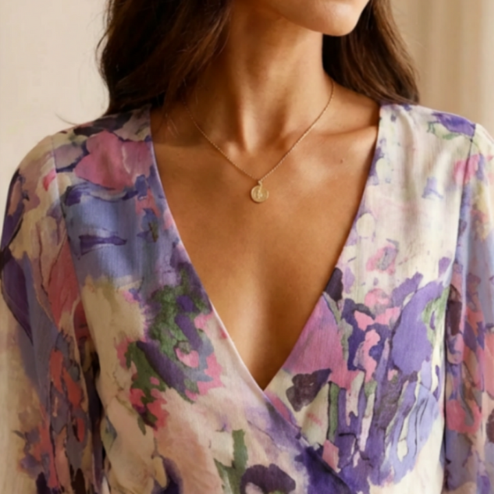 Robe Portefeuille Florale
