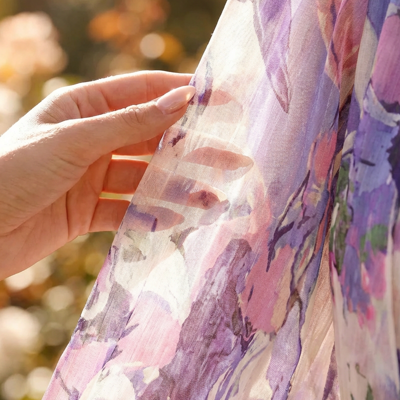 Robe Portefeuille Florale