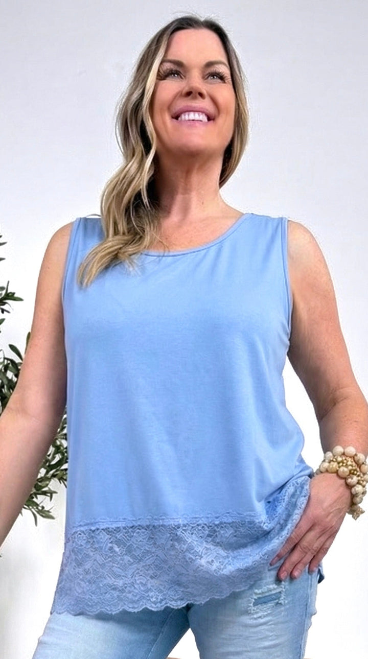 Top Love Romance Bleu Clair